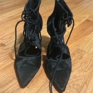 Nine West calf hair heels. Gladiator style. Great condition. Size 7.5.